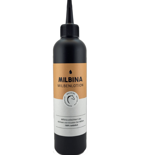 Milbina Pflegelotion bei Milben